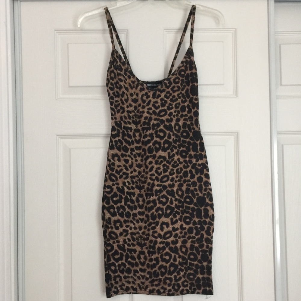 Pretty Little Thing Leopard Mini Dress